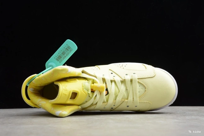 Cheap TBK 543390-800 Air (GS) Jordan Floral 6 Retro Dynamic Yellow 0727